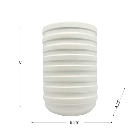 8" Horizontal Stripes DIY Ceramic Vase by Make Market®